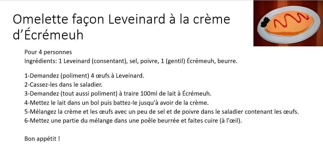 Omelette façon Leveinard à la crème d'Écrémeuh.png